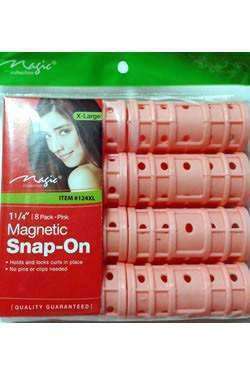 MAGIC COLLECTION Extra Large Snap On Magnetic Rollers 1 ¼